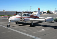 N4491P @ KWHP - This Cessna 310 with no props and damaged left engine @ Whiteman Airport, Pacoima, CA in Feb 2008 does not have a valid registration according to FAA. Can anyone help ID this aircraft? - by Steve Nation