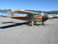 N1055M @ KWHP - 1975 Cessna 182P with cowl cover removed @ Whiteman Airport, Pacoima, CA - by Steve Nation
