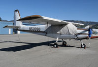 N5399G @ KWHP - Tricycle gear 1979 Helio H-295-1200 Super Courier with cockpit cover @ Whiteman Airport, Pacoima, CA. One of 19 tricycle gear Super Couriers built. - by Steve Nation