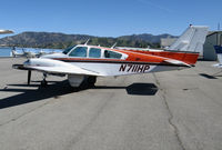 N711HP @ KWHP - 1978 Beech 95-B55 @ Whiteman Airport, Pacoima, CA - by Steve Nation