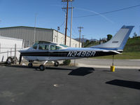 N3496R @ KWHP - Look Ma, No wings! 1968 Cessna 182L Skylane in ground mode only @ Whiteman Airport, Pacoima, CA - by Steve Nation