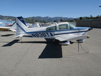N836TA @ KWHP - 1978 Gulfstream American AA-5B @ Whiteman Airport, Pacoima, CA