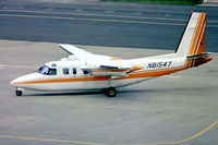 N81547 @ EGKK - N81547   Rockwell Turbo Commander 690B [11367] Gatwick~G 05/04/1977. From a slide. - by Ray Barber