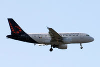 OO-SSR @ EGLL - Airbus A319-112 [4275] (Brussels Airlines) Home~G 01/04/2015. On approach 27L.