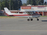 N24373 @ KRHV - Nice Air Cessna 152 final checks @ Reid-Hillview Airport, San Jose, CA - by Steve Nation