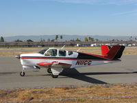 N11GG @ KRHV - Locally-based and really sharp looking 1959 Beech M35 Bonanza @ Reid-Hillview Airport, San Jose, CA - by Steve Nation