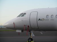 B-8212 @ NZAA - Logo by cockpit door - by magnaman