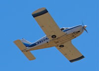 N33807 @ KRHV - Masavion LTD (Saratoga, CA) 1975 Piper PA-28R-200 departing runway 31R at Reid Hillview Airport, San Jose, CA. - by Chris Leipelt