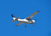 N71B @ KRHV - California-based 2003 Cessna 182T departing runway 31R at Reid Hillview Airport, San Jose, CA. - by Chris Leipelt