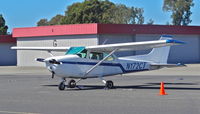 N172CT @ KHWD - Locally-based 1974 Cessna 172M sitting on the ramp at Hayward Executive Airport, Hayward, CA. - by Chris Leipelt