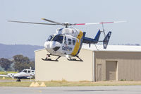 VH-IME @ YSWG - Careflight (VH-IME) Kawasaki Heavy Industries BK117 B-2 taking off from Wagga Wagga Airport. - by YSWG-photography