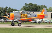 N7693Z @ KOSH - North American AT-6G - by Mark Pasqualino