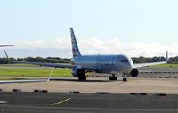 N398AN @ EGCC - At Manchester - by Guitarist