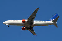 LN-RCN @ EGLL - Boeing 737-883 [28318] (SAS Scandinavian Airlines) Home~G 07/04/2015. On approach 27R.