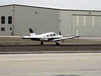 N354MA @ CMA - 2003 Piper PA-28-181 ARCHER II, Lycoming O-360-A4M 180 Hp, taxi back after landing displaced threshold Rwy 26, that's a long taxi to here! - by Doug Robertson