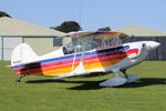 N75CE @ X5FB - Christen Eagle II, a resident at Fishburn Airfield, September 6th 2015. - by Malcolm Clarke