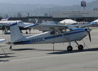 N9002C @ KSQL - Locally-based 1954 Cessna 180 parked on visitor's ramp @ San Carlos Airport, CA - by Steve Nation