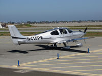N415PW @ KSQL - Locally-based 2015 Cirrus Design SR22 taxiing for takeoff @ San Carlos Airport, CA (I would like to thank the pilot for his decision to run-up his engine facing me so that I didn't 'eat sand' or have my hat blown away. Much appreciated, sir!) - by Steve Nation