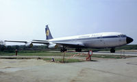D-ABOD @ EDDH - Boeing 707-430 [17720] (Lufthansa Training) Hamburg-Fuhlsbuettel~D  24/05/1984. From a slide.