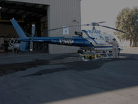 N414HP @ KPRB - Fresno-based California Highway Patrol 2000 Eurocopter AS-350B-3 over to CHP flight ramp @ Paso Robles Airport, CA - by Steve Nation