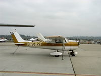 N6582F @ CMA - 1966 Cessna 150F, Continental O-200 100 Hp - by Doug Robertson