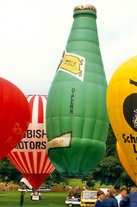 G-PERR - Cameron Bottle-60 SS HAFB [699] Ashton Court~G 16/08/1986. From a slide.