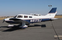 N4173J @ KPRB - 2000 Piper PA-28-181 on visitor's ramp @ Paso Robles Airport, CA - by Steve Nation