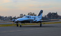 N521AT @ KRHV - Once locally-based 1978 Cessna 414A Chancellor taxing to its parking spot after landing at Reid Hillview Airport, San Jose, CA. - by Owen Leipelt