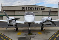 N61EP @ KRHV - North-Carolina based 2014 Diamond DA-42 Twin Star visiting parked on the Nice Air ramp at Reid Hillview Airport, San Jose, CA. Note the massive engines. - by Chris Leipelt
