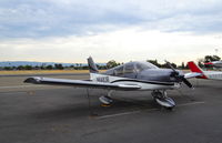 N8483R @ KRHV - Arizona-based 1966 Piper PA-28-140 parked on the Nice Air tie downs at Reid Hillview Airport, San Jose, CA. - by Chris Leipelt
