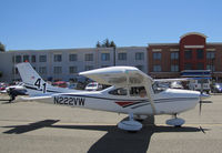 N222VW @ KCCR - Cool Beans (North Wales, PA) 1997 Cessna 182S participated in 2014 Air Race Classic as #41. Pictured on arrival at Buchanan Field, Concord, CA starting point. Pilots Linda Evans, Alison Chalker and Barbara Zeigler flew as the Powderpuff Pals. - by Steve Nation