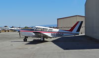 N8986P @ E16 - Locally-based 1966 Piper PA-24-260 sitting on the ramp in the cool shade at South County Airport, San Martin, CA. - by Chris Leipelt