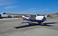 N2087R @ E16 - Locally-based 1964 Cessna 182G sitting on the ramp at South County Airport, San Martin, CA. - by Chris Leipelt