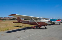 N46382 @ E16 - Locally-based 1968 Cessna 172K sitting at its tie down at South County Airport, San Martin, CA. - by Chris Leipelt