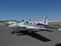 N128K @ KCCR - SoCal-based 1961 Beech B95A Baron participated in 2014 Air Race Classic as #48. Photo @ Buchanan Field, Concord, CA 1st leg of cross-country race. Pilots Emily Lewis and Alicia Sikes called themselves the Friendly Fliers. - by Steve Nation