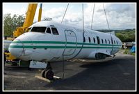 G-BVOV - G-BVOV arrives Capernwray, Lancashire on a low loader - by Dive-Site
