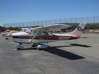 N899F @ KCCR - This 1967 Cessna 182K Skylane took part in the 2014 Air Race Classic as Race #10. Photo @ Buchanan Field, Concord, CA prior to 1st leg of the annual cross country event. Pilots were Patricia Gregory and Laura Del Favero. - by Steve Nation