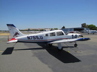 N751LU @ KCCR - Liberty University 2013 Piper PA-28R-201 Cherokee Arrow III took part in 2014 Air Race Classic as race #14. Photo @ Concord, CA prior to start of the annual cross country event. Pilots Megan Grupp and Jessica Dyer, aka Liberty Belles I, finished 5th. - by Steve Nation