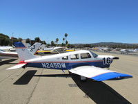 N245DW @ KCCR - Liberty University 2003 Piper PA-28R-201 Cherokee Arrow III took part in 2014 Air Race Classic as Race #16. Photo @ Concord, CA prior to start of the cross country race. Pilots Melody Dowlearn and Alicia Isacson, aka Liberty Belles II, finished 3rd. - by Steve Nation