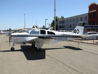 N599DS @ KCCR - Ventura County, CA-based 1967 Beech E33A Bonanza took part in 2014 Air Race Classic as Race #40. Photo at Concord, CA prior to start of the cross country event. Pilots were Lucia Gaigano and Judy Phelps aka Team Juci. - by Steve Nation