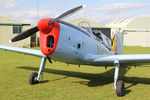 G-BARS @ X5FB - De Havilland DHC-1 Chipmunk 22, Fishburn Airfield, September 5th 2015. - by Malcolm Clarke