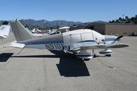 N9101T @ KWHP - Locally-based 1985 Piper PA-28-181 Cherokee with cockpit cover @ Whiteman Airport, Pacoima, CA (now based in Houston, TX) - by Steve Nation