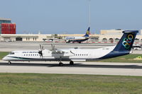 SX-OBG @ LMML - DHC-8 SX-OBG Olympic Air - by Raymond Zammit