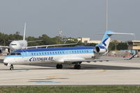 ES-ACB @ LMML - Canadair CL-600 Regional Jet CRJ-900 ES-ACB Estonian Air - by Raymond Zammit