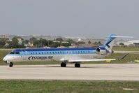 ES-ACB @ LMML - Canadair CL-600 Regional Jet CRJ-900 ES-ACB Estonian Air - by Raymond Zammit