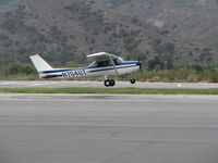 N704UT @ SZP - 1976 Cessna 150M, Continental O-200 100 Hp, takeoff climb Rwy 22 - by Doug Robertson