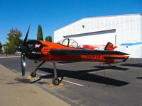 N191YK @ KRHV - Locally-based 1992 Yak-55M sitting on the Victory Aero ramp before maintenance at Reid Hillview Airport, San Jose, CA. - by Chris Leipelt