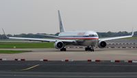 N377AN @ EGCC - At Manchester - by Guitarist