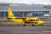 G-HEBS @ EGPE - Britten-Norman BN-2B-26 Islander [2267] (Hebridean Air Services) Inverness~G 11/04/2008 - by Ray Barber