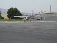 N274MD @ SZP - 1975 Cessna 180J SKYWAGON, Continental O-470-S 230 Hp, another really short STOL flaps landing Rwy 22 - by Doug Robertson